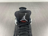 Air Jordan 4 Retro  Black Canvas