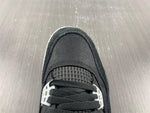 Air Jordan 4 Retro  Black Canvas