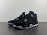 Air Jordan 4 Retro  Black Canvas