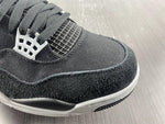 Air Jordan 4 Retro  Black Canvas