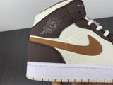 Air Jordan 1 Mid Wild West Brown