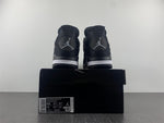 Air Jordan 4 Retro  Black Canvas