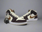 Air Jordan 1 Mid Wild West Brown