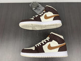 Air Jordan 1 Mid Wild West Brown