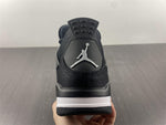 Air Jordan 4 Retro  Black Canvas