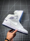 Air Jordan 1 MID Premium White Natural