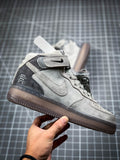 Air Force 1 Mid  X Champion Grey