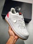 Nike Air Force 1 Low NBA White Crimson Gum