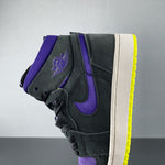 Air Jordan 1 High Zoom Air CMFT Black Court Purple Lemon Venom