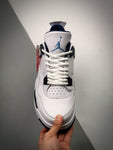 Air Jordan Retro 4 White Legend Blue Midnight