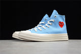 Chuck Taylor All-Star 70s x Comme des Garçons PLAY High Light blue