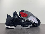 Air Jordan 4 Retro  Black Canvas