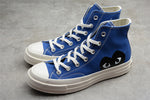 Chuck Taylor All-Star 70s x Comme des Garçons PLAY Blue Quatrz