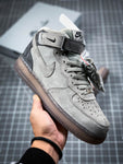 Air Force 1 Mid  X Champion Grey