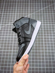 Air Jordan 1 Retro Mid Black Dark Grey