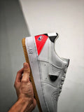 Nike Air Force 1 Low NBA White Crimson Gum