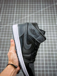 Air Jordan 1 Retro Mid Black Dark Grey