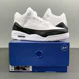 Air Jordan 3 X Fragment Design White Black