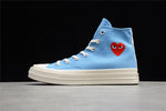 Chuck Taylor All-Star 70s x Comme des Garçons PLAY High Light blue