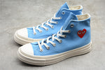 Chuck Taylor All-Star 70s x Comme des Garçons PLAY High Light blue