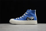 Chuck Taylor All-Star 70s x Comme des Garçons PLAY Blue Quatrz