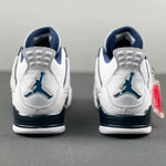 Air Jordan Retro 4 White Legend Blue Midnight