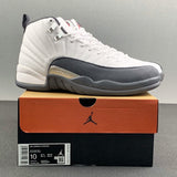 Air Jordan 12 Retro White Dark Grey