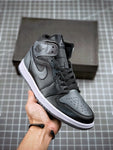 Air Jordan 1 Retro Mid Black Dark Grey