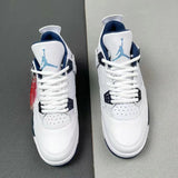 Air Jordan Retro 4 White Legend Blue Midnight